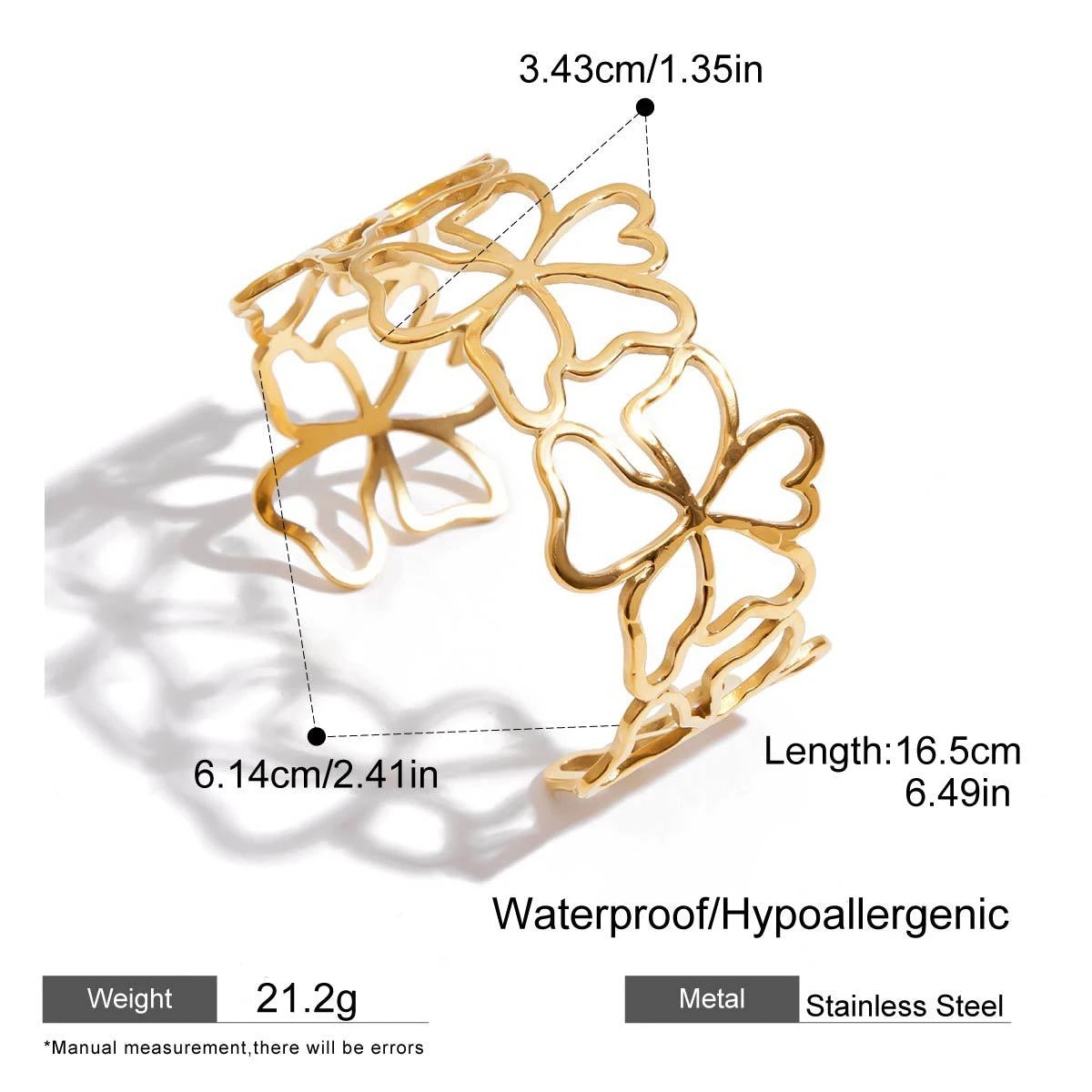 Bracciale rigido massimalista