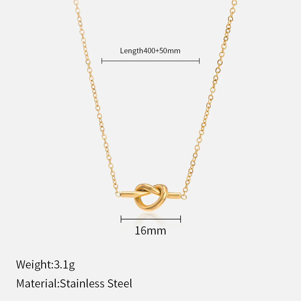 316L Stainless Steel Star Moon Flower Hang Tag Necklace for Women Minimalist Golden Chain Necklace Accessory