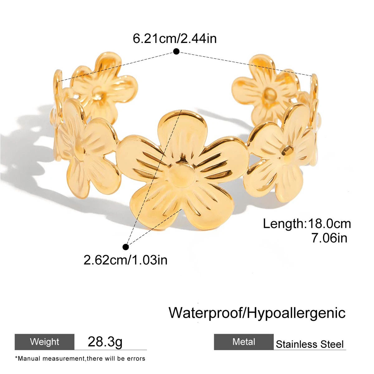 Bracciale rigido massimalista