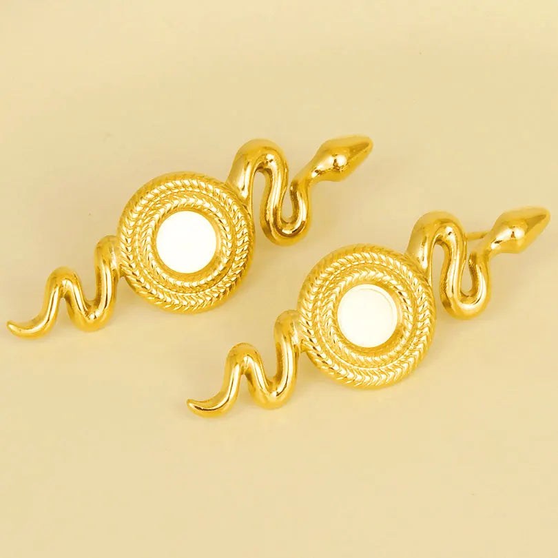 3 Pairs Charm Various Styles Sun Square Flower Stainless Steel Blank Base Earring High Quality No Fade Diy Rhinestone Jewelry