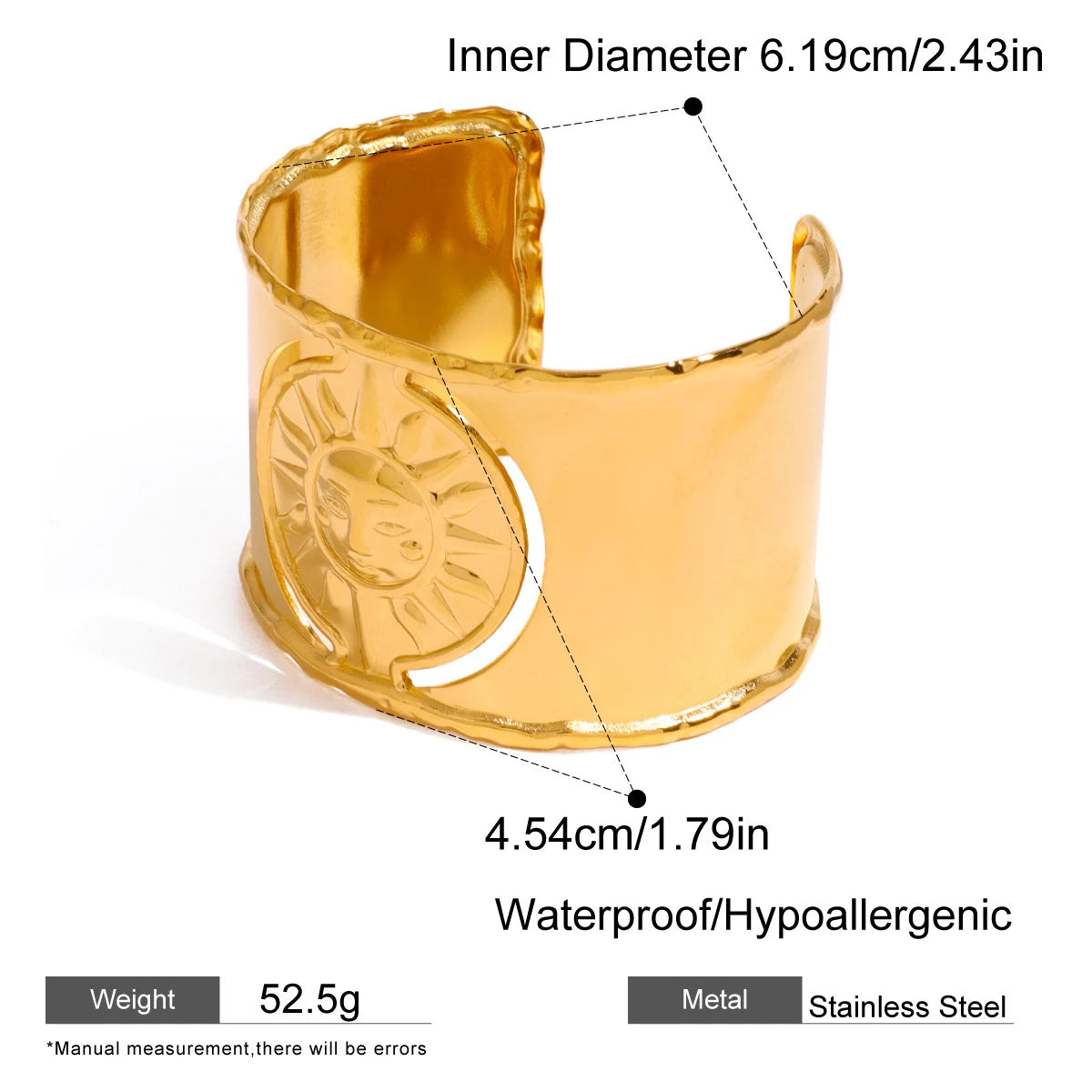 Bracciale rigido massimalista